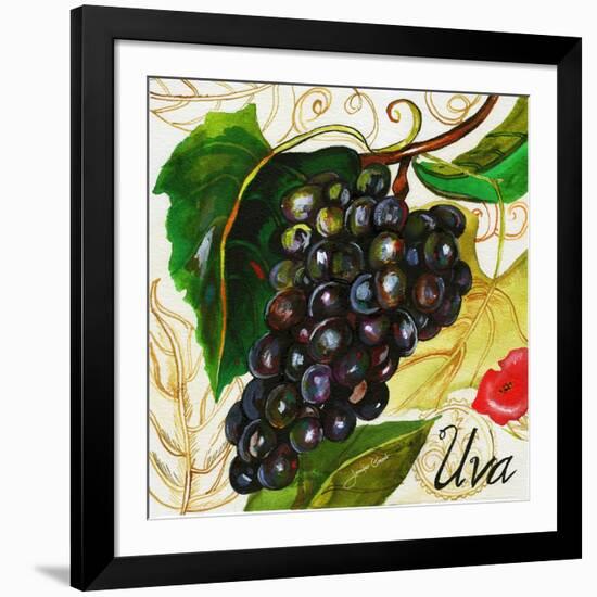 Tuscan Sun Grapes-Jennifer Garant-Framed Giclee Print