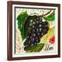 Tuscan Sun Grapes-Jennifer Garant-Framed Giclee Print