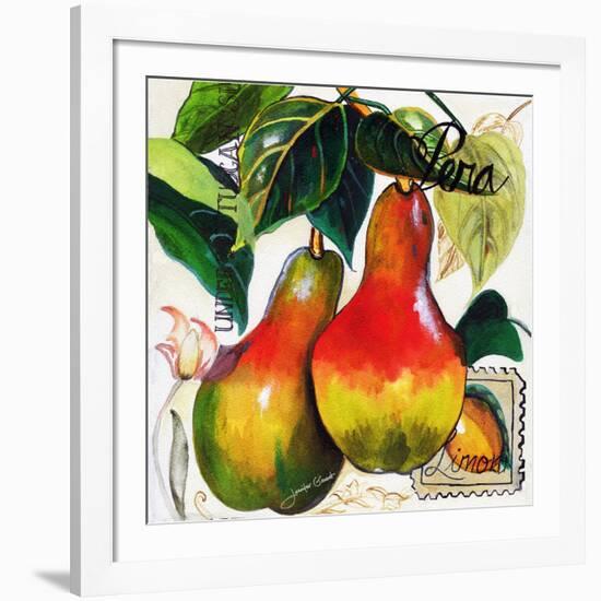 Tuscan Sun Pears-Jennifer Garant-Framed Giclee Print