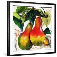 Tuscan Sun Pears-Jennifer Garant-Framed Giclee Print