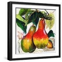 Tuscan Sun Pears-Jennifer Garant-Framed Giclee Print