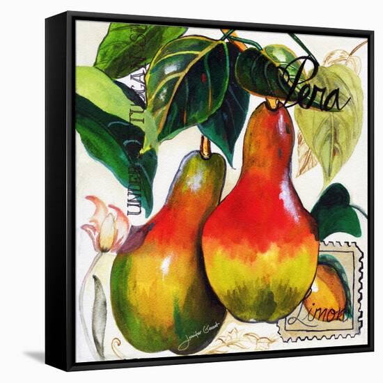 Tuscan Sun Pears-Jennifer Garant-Framed Stretched Canvas