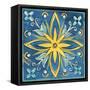 Tuscan Sun Tile I Color-Anne Tavoletti-Framed Stretched Canvas