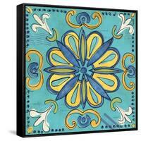 Tuscan Sun Tile IV Color-Anne Tavoletti-Framed Stretched Canvas