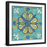 Tuscan Sun Tile IV Color-Anne Tavoletti-Framed Art Print