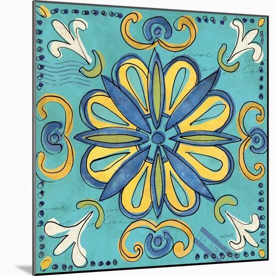 Tuscan Sun Tile IV Color-Anne Tavoletti-Mounted Art Print