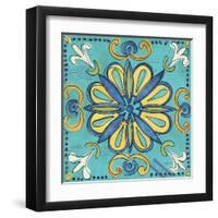 Tuscan Sun Tile IV Color-Anne Tavoletti-Framed Art Print