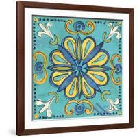 Tuscan Sun Tile IV Color-Anne Tavoletti-Framed Art Print