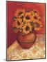 Tuscan Sunflowers I-Pamela Gladding-Mounted Art Print