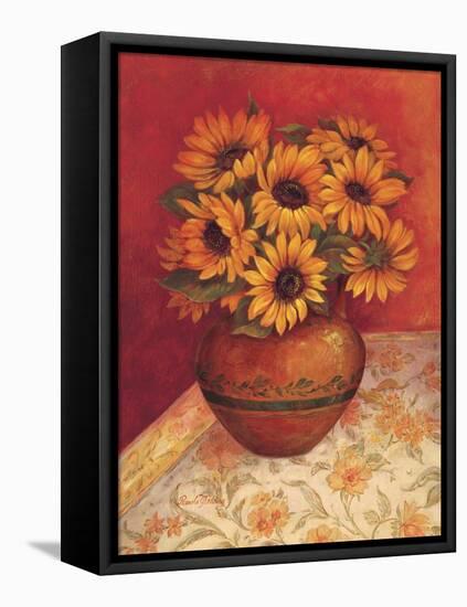 Tuscan Sunflowers I-Pamela Gladding-Framed Stretched Canvas