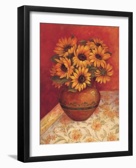 Tuscan Sunflowers I-Pamela Gladding-Framed Art Print