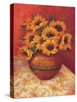 Tuscan Sunflowers II-Pamela Gladding-Stretched Canvas