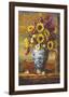 Tuscan Sunflowers-null-Framed Art Print