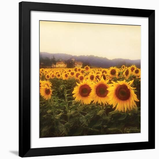 Tuscan Sunflowers-Amy Melious-Framed Art Print