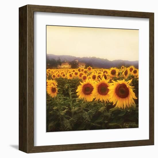 Tuscan Sunflowers-Amy Melious-Framed Art Print