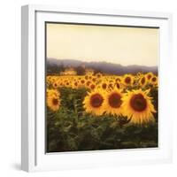 Tuscan Sunflowers-Amy Melious-Framed Premium Giclee Print