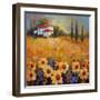 Tuscan Sunflowers-Marion Rose-Framed Giclee Print