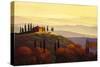 Tuscan Sunrise-Max Hayslette-Stretched Canvas