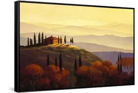 Tuscan Sunrise-Max Hayslette-Framed Stretched Canvas