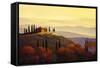 Tuscan Sunrise-Max Hayslette-Framed Stretched Canvas