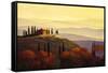 Tuscan Sunrise-Max Hayslette-Framed Stretched Canvas