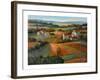 Tuscan Sunset-unknown Chun-Framed Art Print