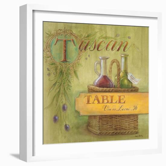 Tuscan Table-Angela Staehling-Framed Art Print