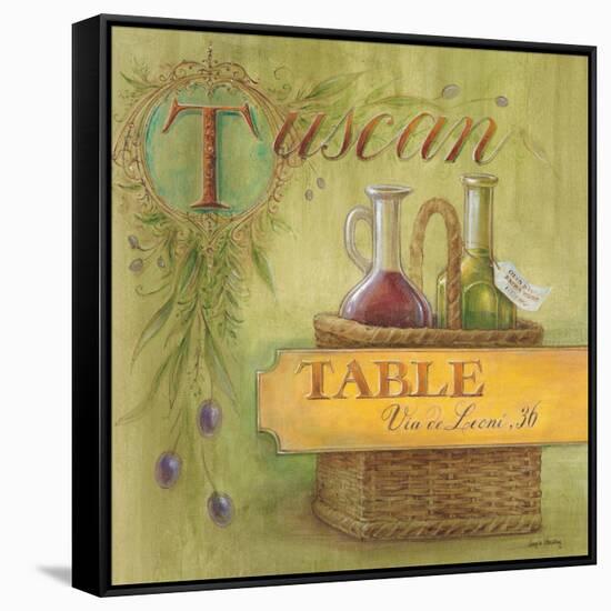 Tuscan Table-Angela Staehling-Framed Stretched Canvas