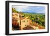 Tuscan Town at Sunset-Jeni Foto-Framed Premium Photographic Print