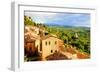 Tuscan Town at Sunset-Jeni Foto-Framed Photographic Print