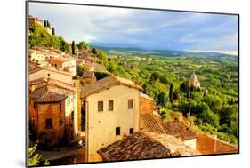 Tuscan Town at Sunset-Jeni Foto-Mounted Photographic Print