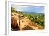 Tuscan Town at Sunset-Jeni Foto-Framed Photographic Print