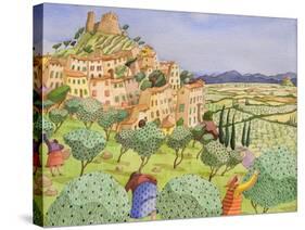 Tuscan Travel, 2009-Victoria Webster-Stretched Canvas