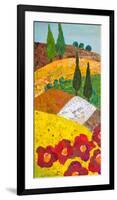 Tuscan Triptych A-null-Framed Premium Giclee Print