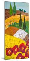 Tuscan Triptych A-null-Mounted Premium Giclee Print