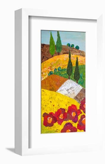 Tuscan Triptych A-null-Framed Art Print