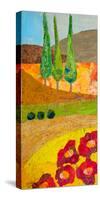 Tuscan Triptych B-null-Stretched Canvas