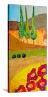Tuscan Triptych B-null-Stretched Canvas