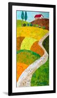 Tuscan Triptych C-null-Framed Premium Giclee Print