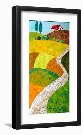 Tuscan Triptych C-null-Framed Art Print