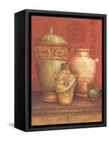 Tuscan Urns I-Pamela Gladding-Framed Stretched Canvas