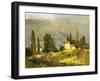 Tuscan Valley-Ted Goerschner-Framed Premium Giclee Print