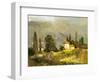 Tuscan Valley-Ted Goerschner-Framed Giclee Print