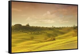 Tuscan Valley-Marco Carmassi-Framed Stretched Canvas