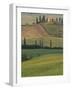 Tuscan Villa and Farmhouse, San Quirico D'Orcia, Val d'Orcia, Italy-Walter Bibikow-Framed Photographic Print