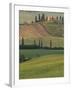 Tuscan Villa and Farmhouse, San Quirico D'Orcia, Val d'Orcia, Italy-Walter Bibikow-Framed Photographic Print