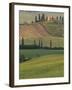 Tuscan Villa and Farmhouse, San Quirico D'Orcia, Val d'Orcia, Italy-Walter Bibikow-Framed Photographic Print