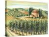 Tuscan Villa and Vineyard-Marilyn Dunlap-Stretched Canvas