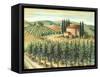 Tuscan Villa and Vineyard-Marilyn Dunlap-Framed Stretched Canvas