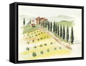 Tuscan Villa II-Jennifer Paxton Parker-Framed Stretched Canvas